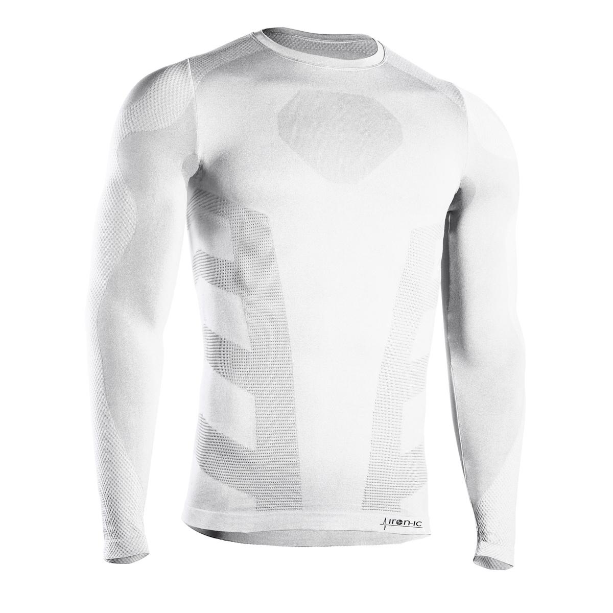 IRON-IC T-shirt manica lunga - uomo thermic 201771 WHT 