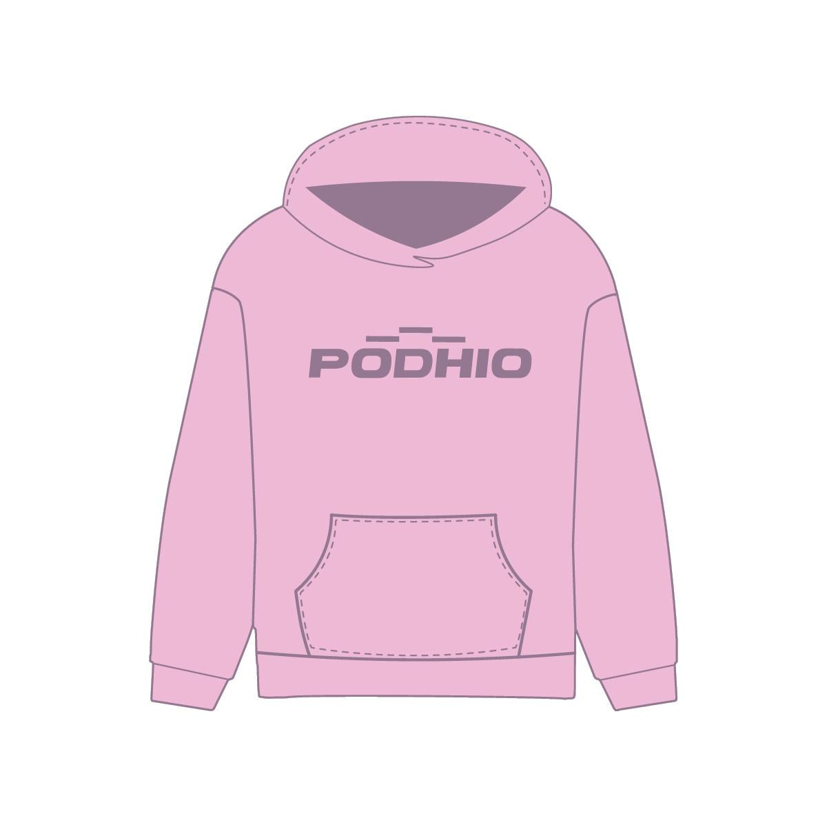 PODHIO felpa pullover con cappuccio PD710 67 