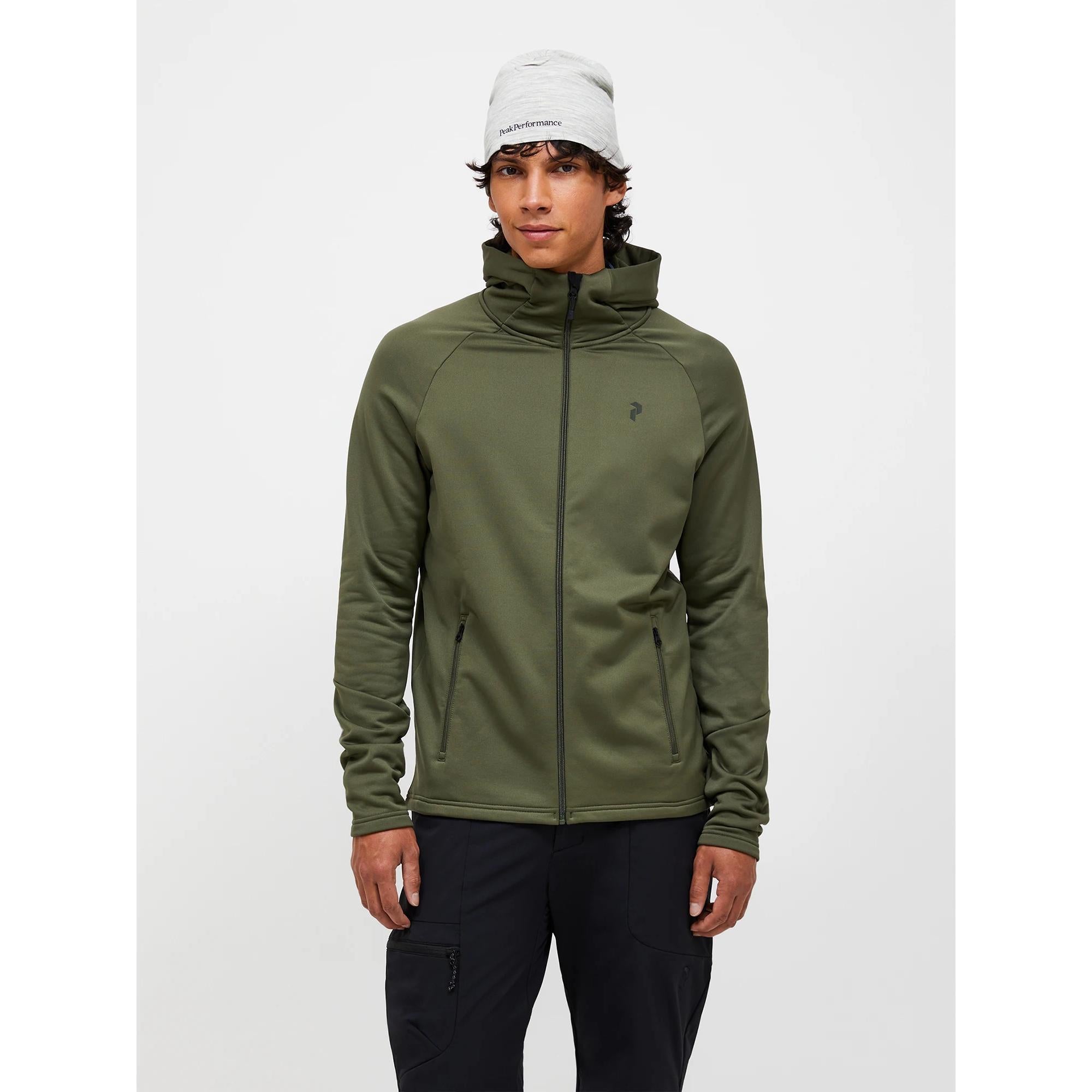 Peak Performance Rider Essentials Midlayer Zip Hood Men G80573 020 
