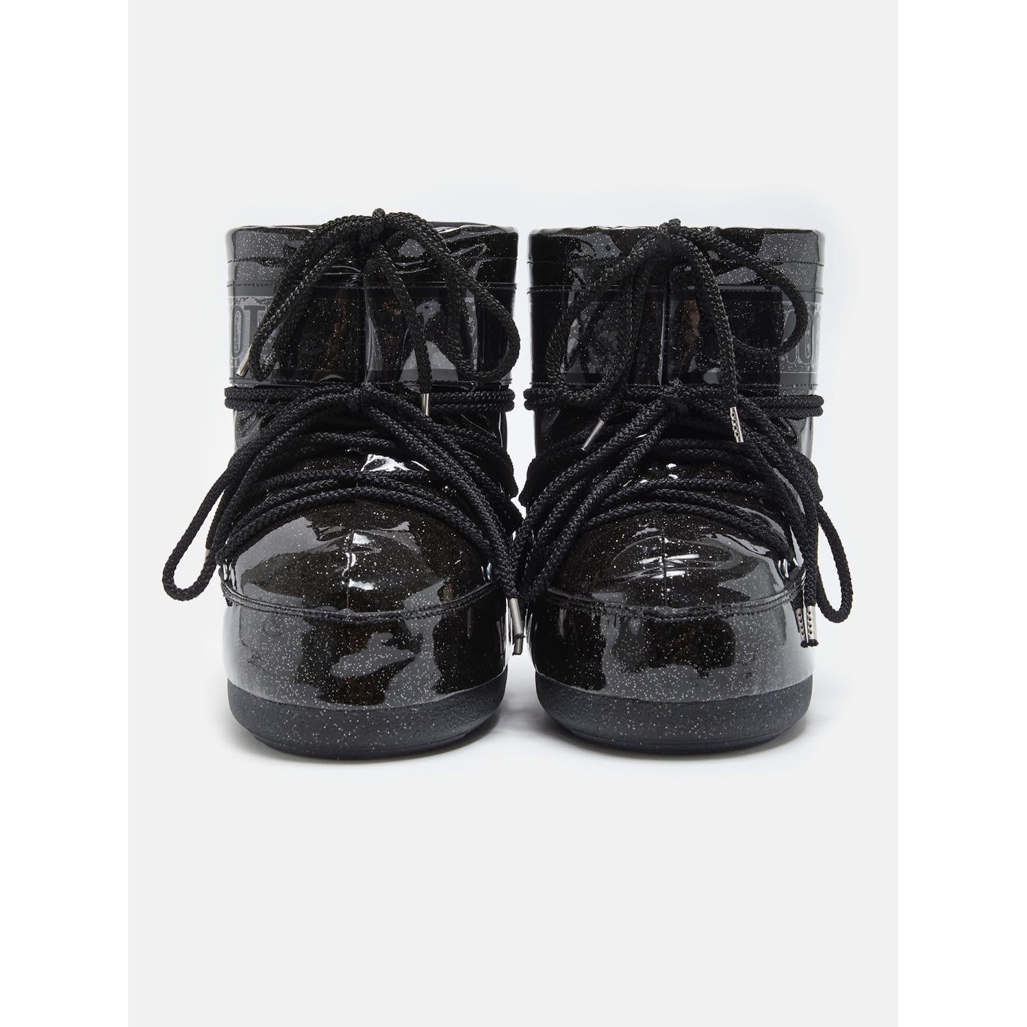 MOON BOOT icon  low glitter 1409440 N001 