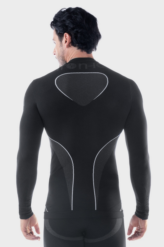 IRON-IC Maglia termica Super Traspirante WARM-UP - Odorless - WARM 202003 BLACK 