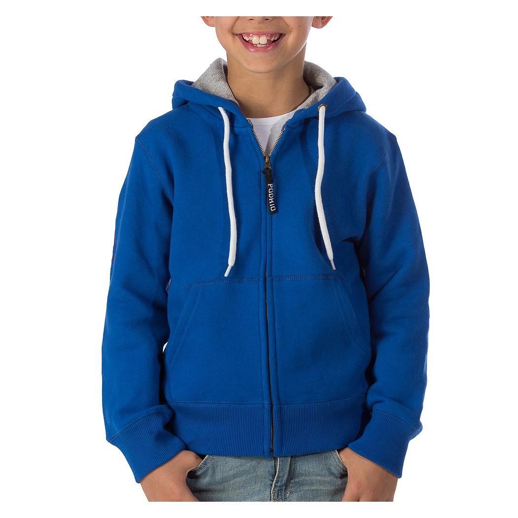 PODHIO PODHIO <BR/>FELPA AUTHENTIC 360 JUNIOR CON ZIP E CAPPUCCIO PD007 27 