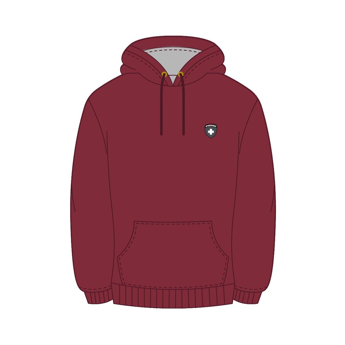 PODHIO FELPA CAPPUCCIO AUTHENTIC 360 UNISEX SCUDETTO PD910 380 