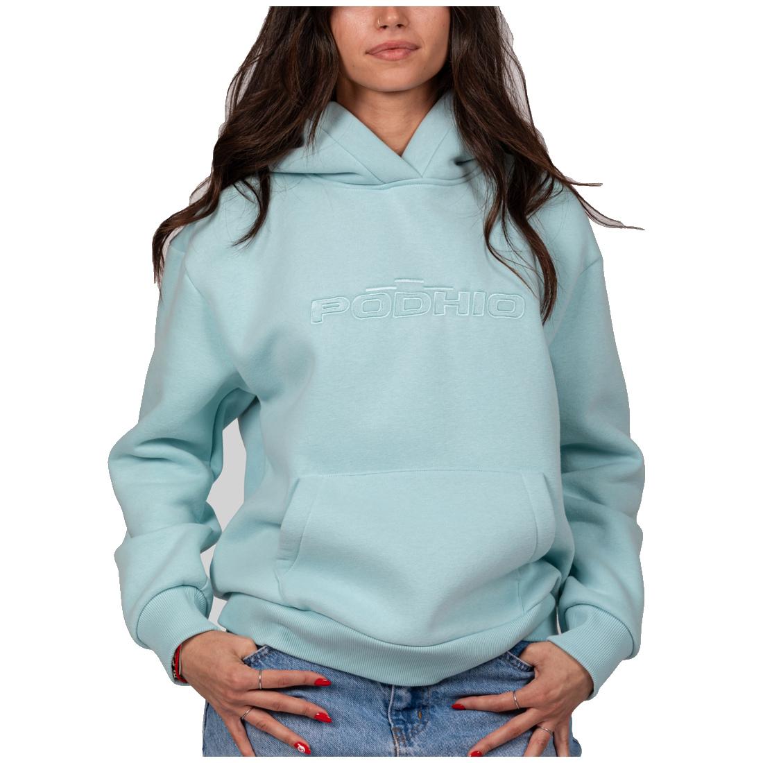 PODHIO FELPA PULLOVER CON CAPPUCCIO PD710 66 