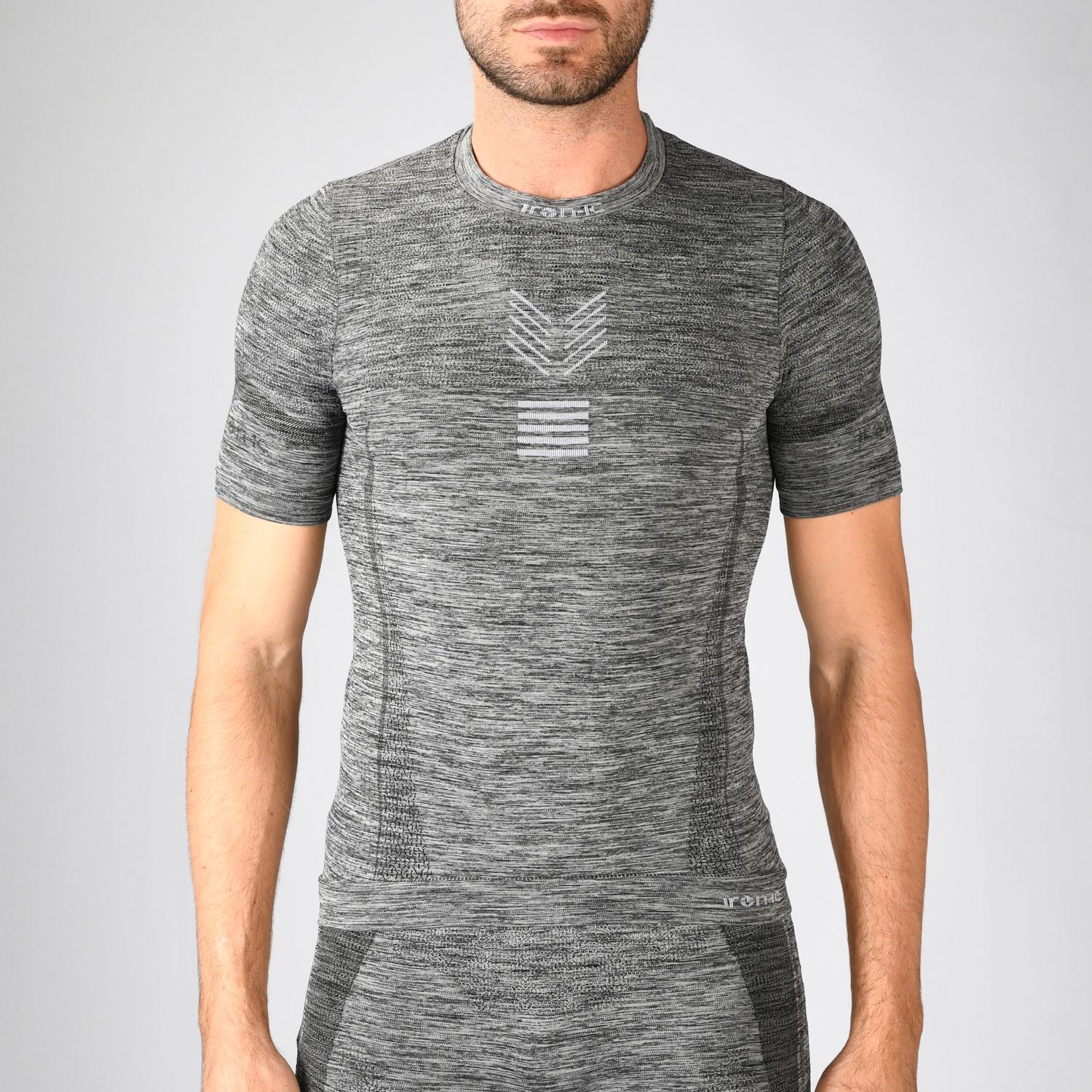 IRON-IC Maglia baselayer tecnica traspirante melange - THERMIC 201675 GREY MEL 