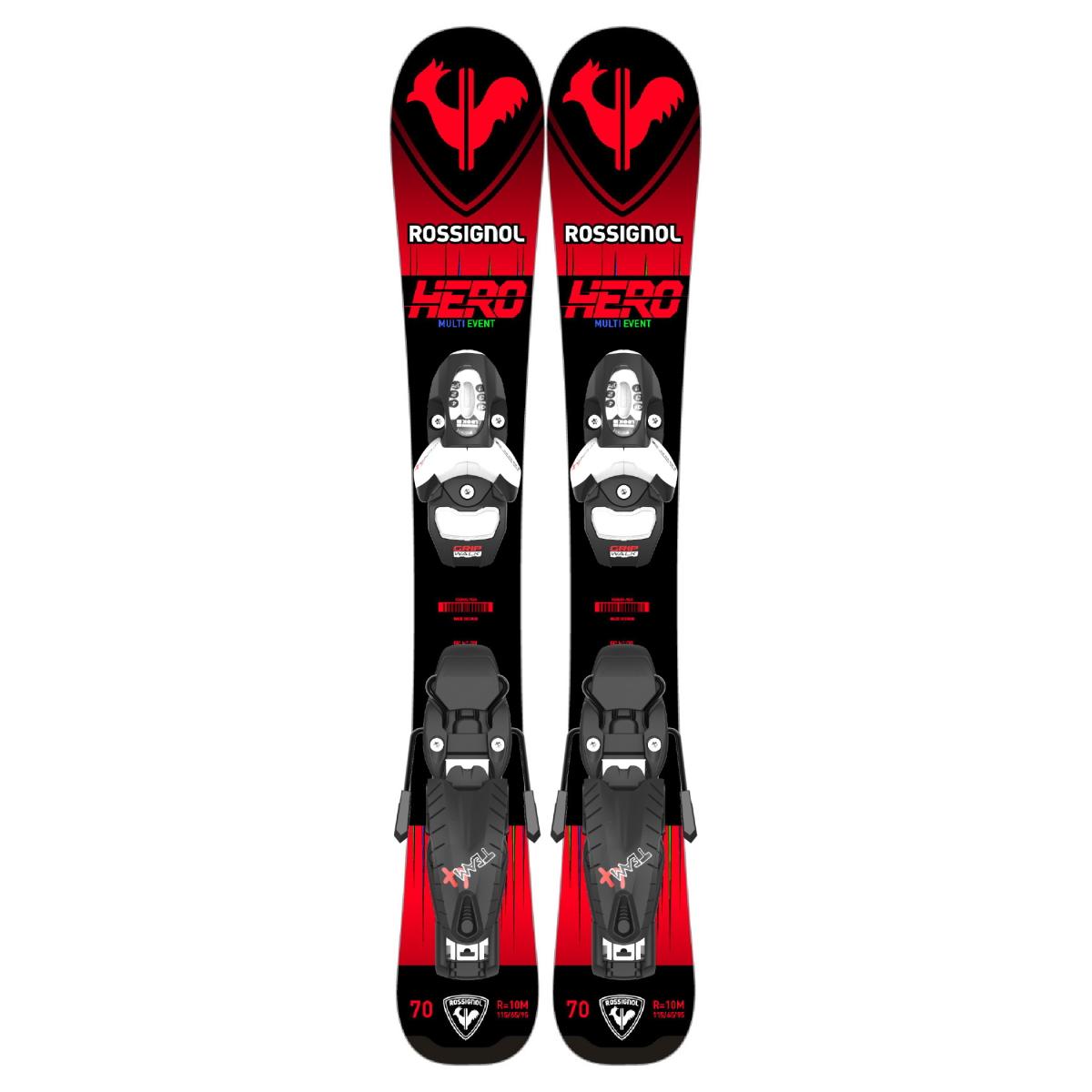 ROSSIGNOL ROSSIGNOL <BR/>HERO PRO TEAM 4 GW BLACK BULK sci bambino RALWE01 . 