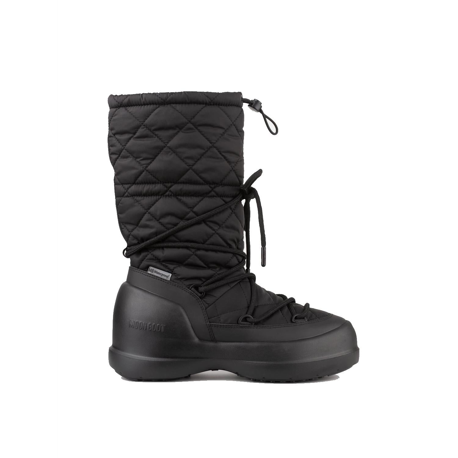 MOON BOOT mezzaluna quilted high wp 2500080 N001 