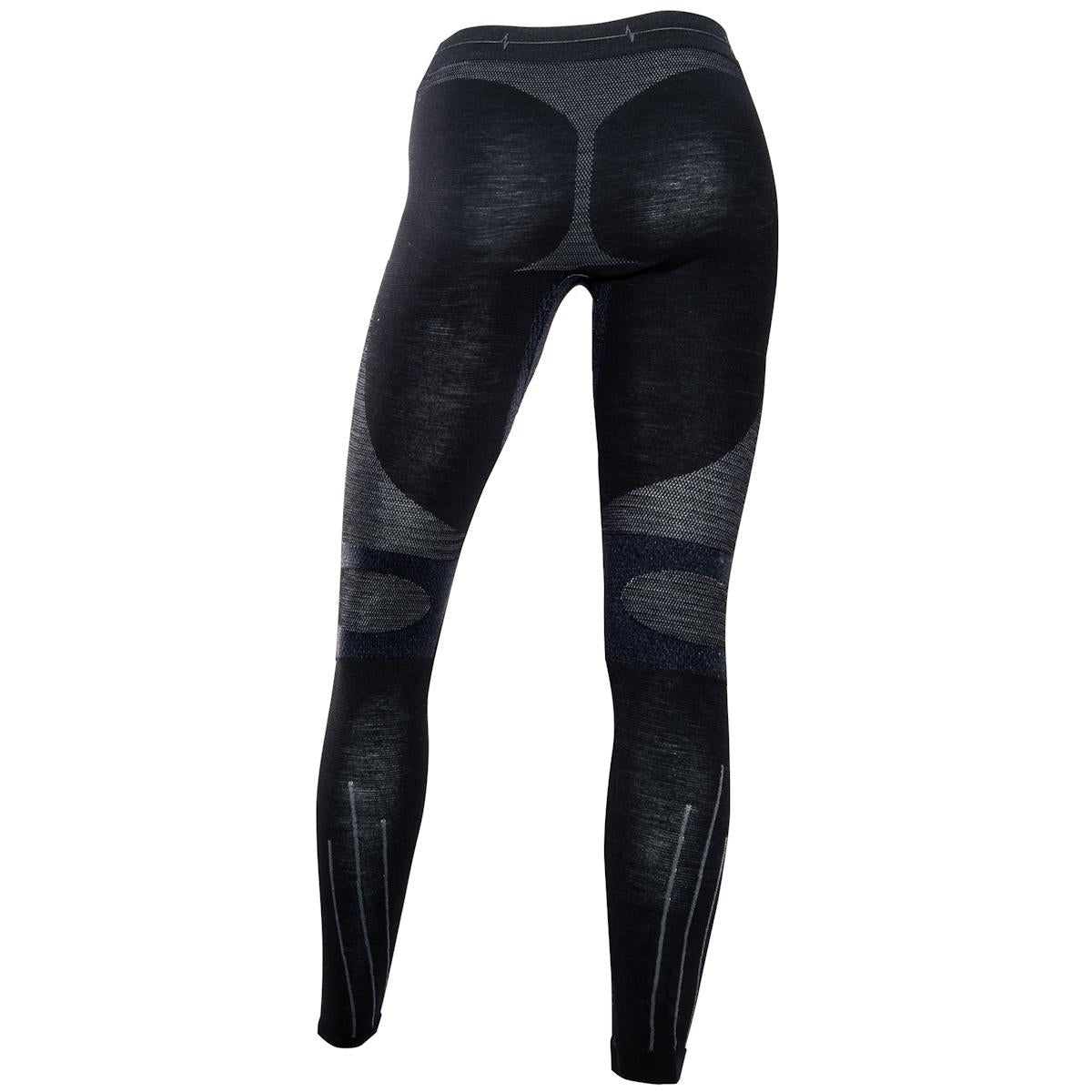 IRON-IC Panta merino lungo black - Donna performance 610565 BLK 