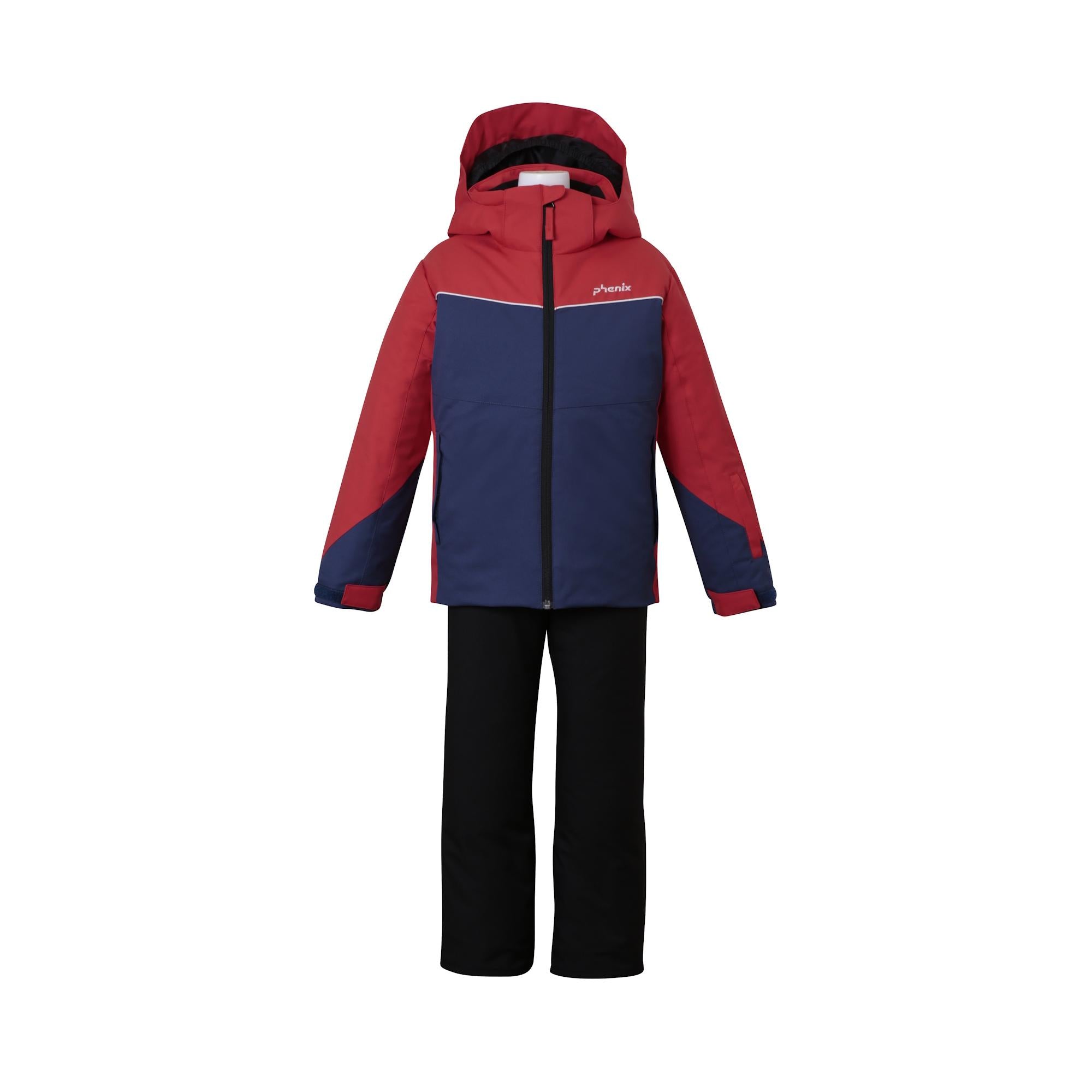 PHENIX color blocking jr two piece B242P83 RD 