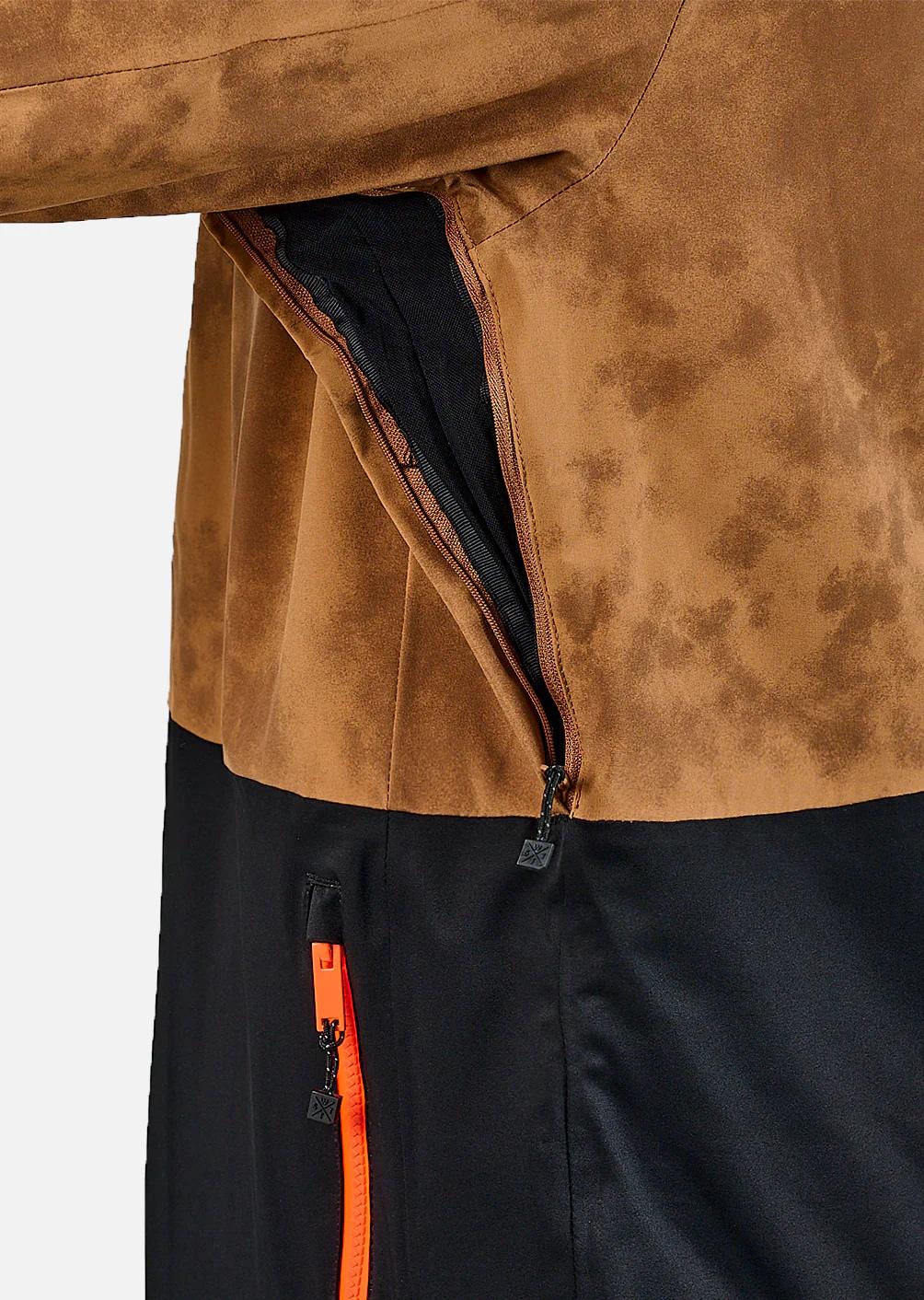 WATTS X-Temper Ski Jacket - Brown Tie & Dye X-TEMPER WW137 