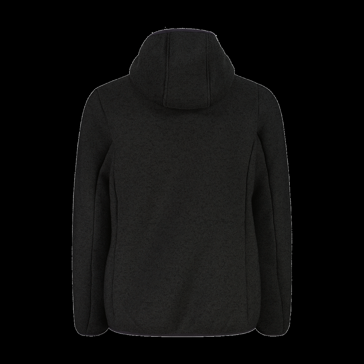 CMP Giacca in pile da bambina in knit tech melange con cappuccio 35H1675 U905 