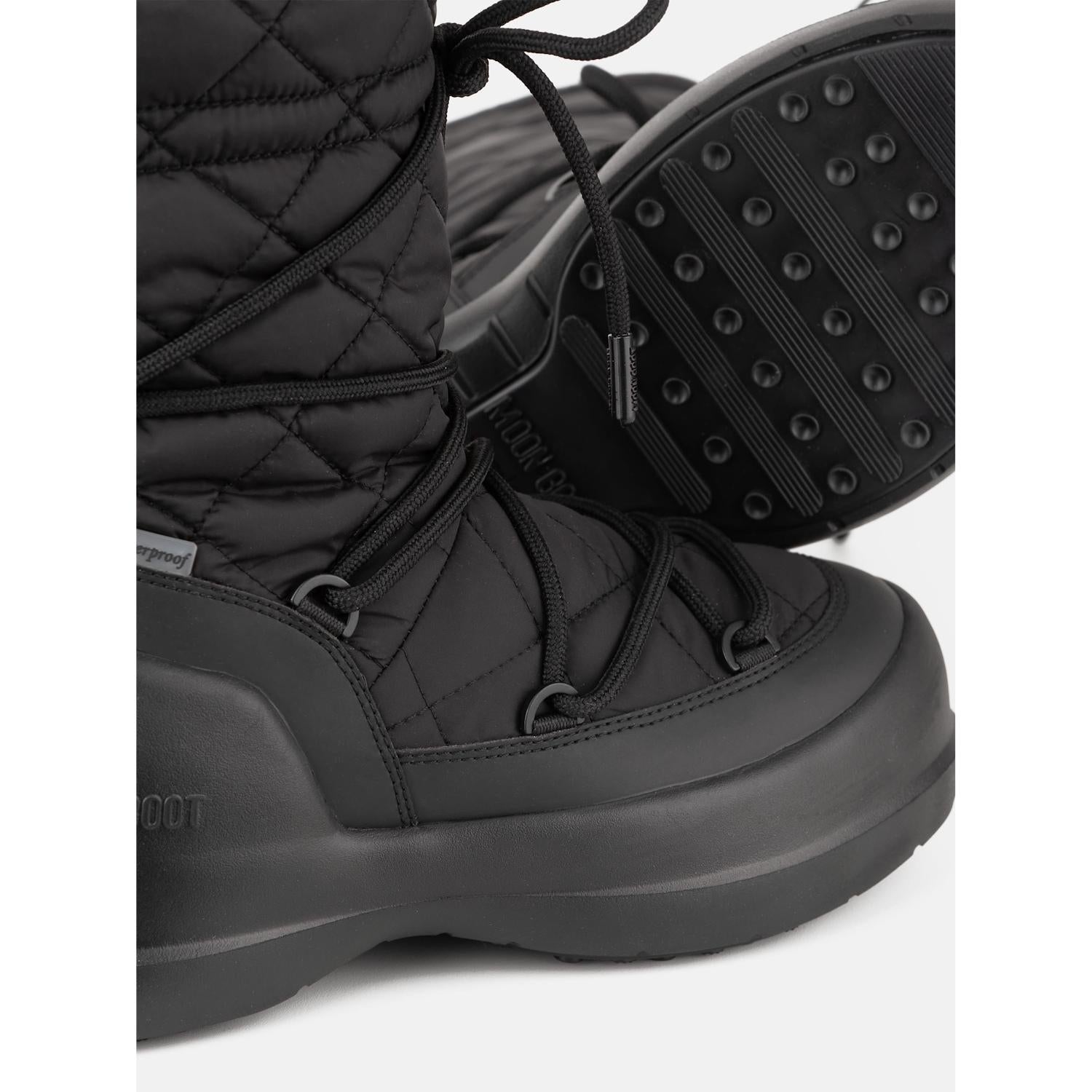 MOON BOOT mezzaluna quilted high wp 2500080 N001 