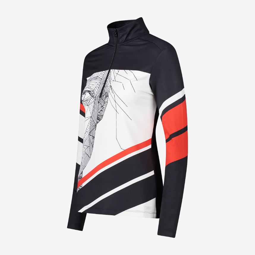 CMP CMP <BR/>Lupetto Softech da donna con stampa geometrica 31L0826 U901 