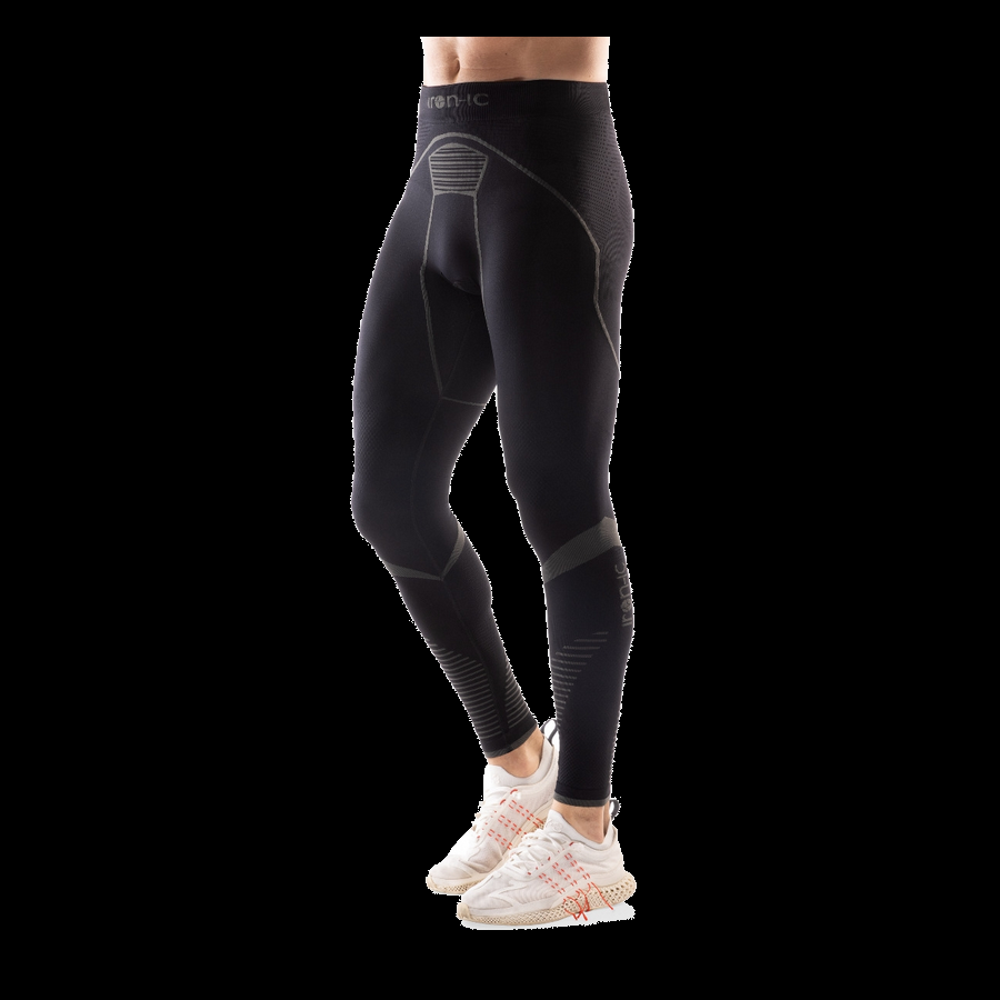 IRON-IC Leggings termici felpati Enerka - I-Soft - WARM 600827 BLACK 