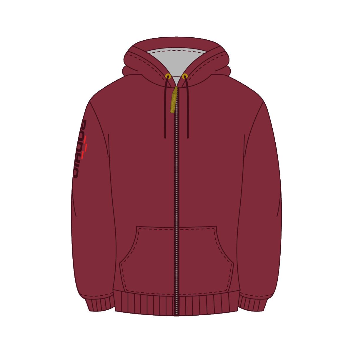 PODHIO FELPA FULL ZIP AUTHENTIC 360 UOMO PD005 380 