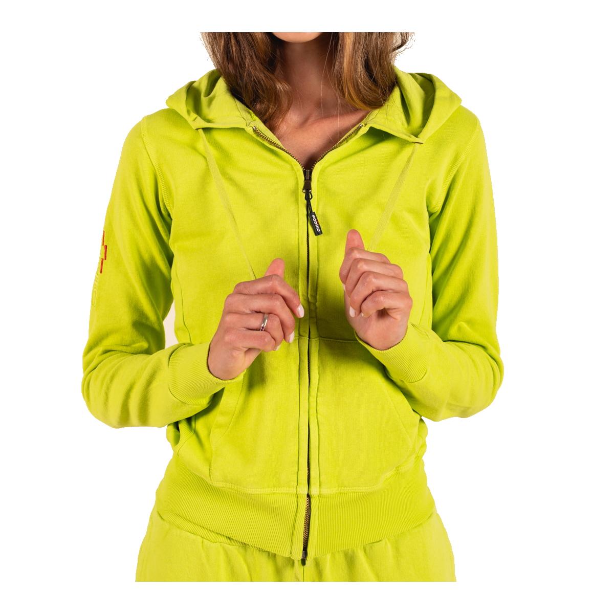 PODHIO PODHIO<BR/>FELPA FULL ZIP LIGHT 280 "TERRA" DONNA PD306C 90 