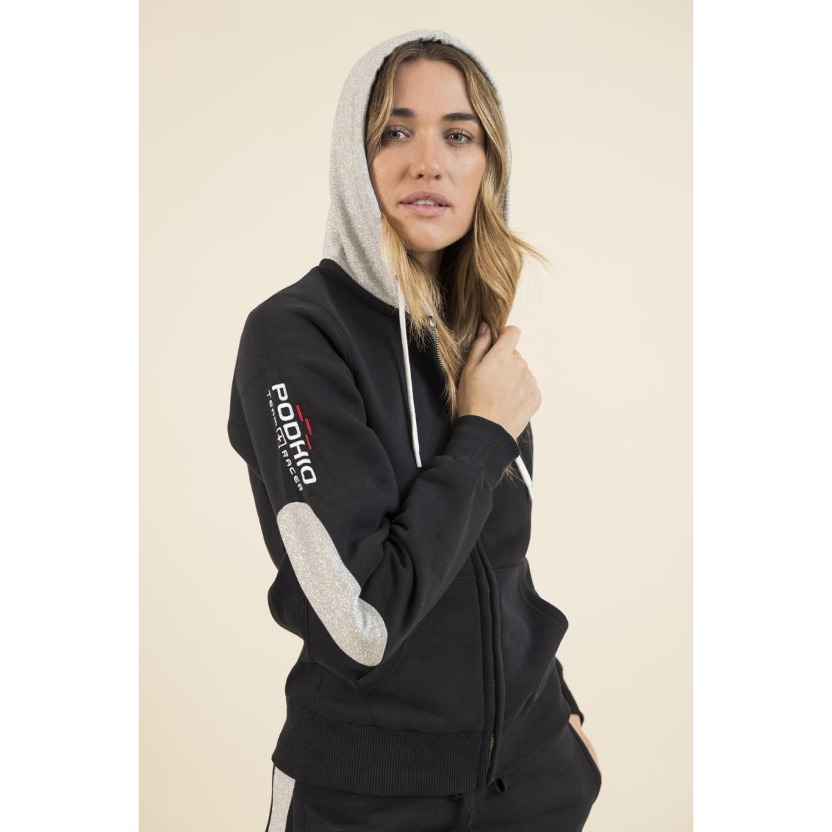PODHIO PODHIO <BR/>FELPA AUTHENTIC 360 "GLITTER" DONNA PD006G 30 