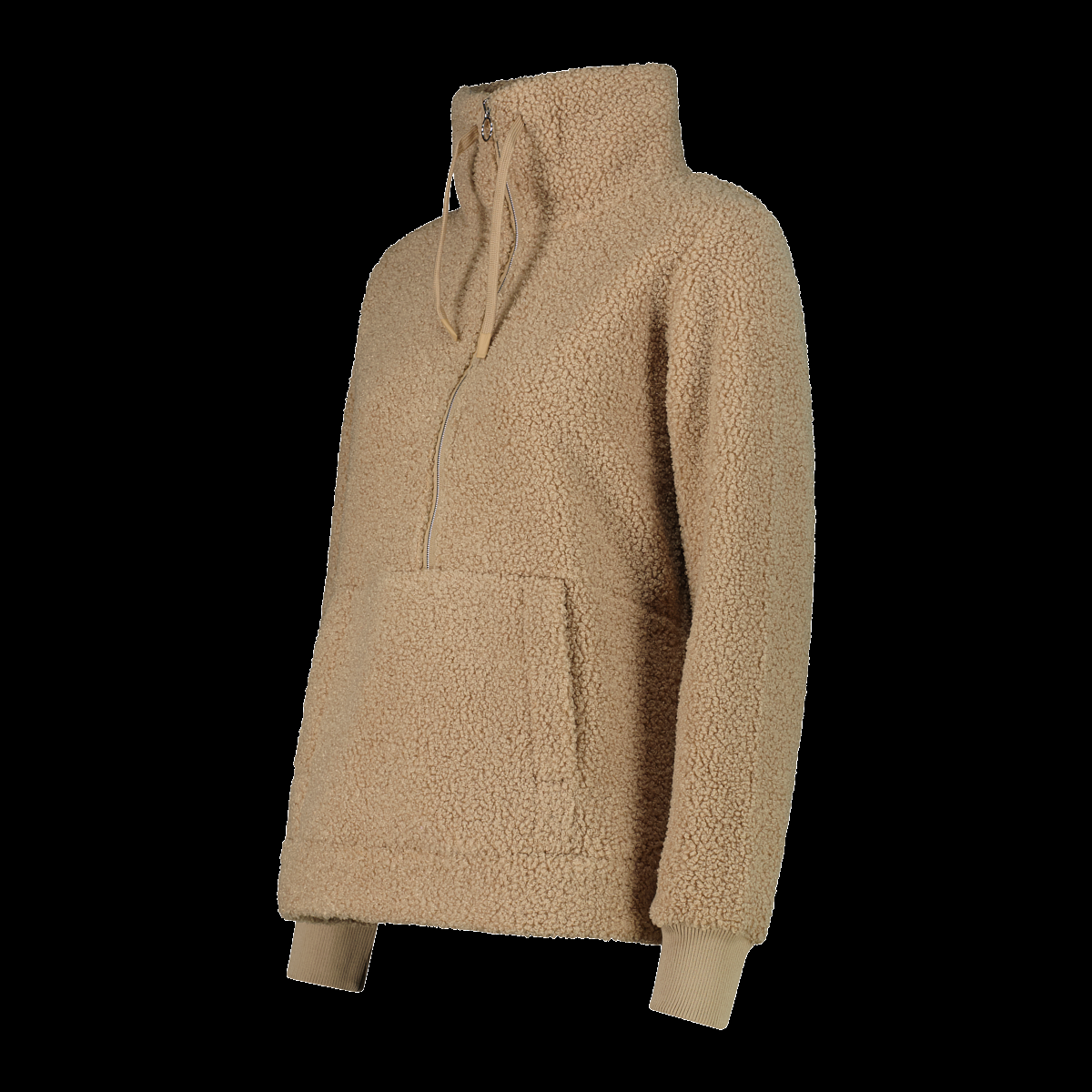 CMP Felpa mezza zip da donna in High Loft 32P3806 P405 