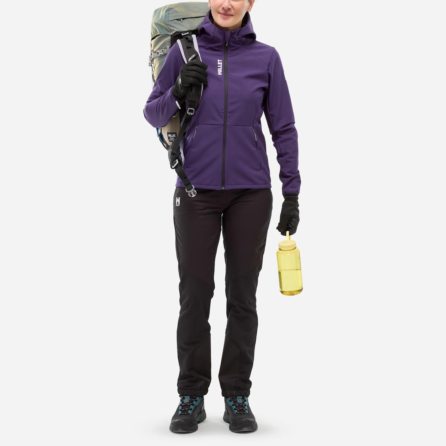 MILLET Softshell SENECA SHIELD HOODIE W donna MIV10542 N9332 