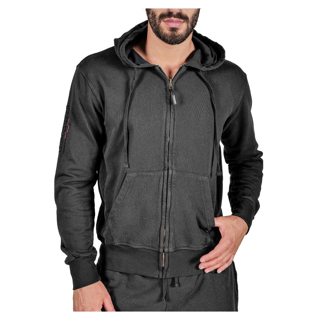 PODHIO PODHIO<BR/>FELPA FULL ZIP LIGHT 280 "TERRA" UOMO PD305C 30 