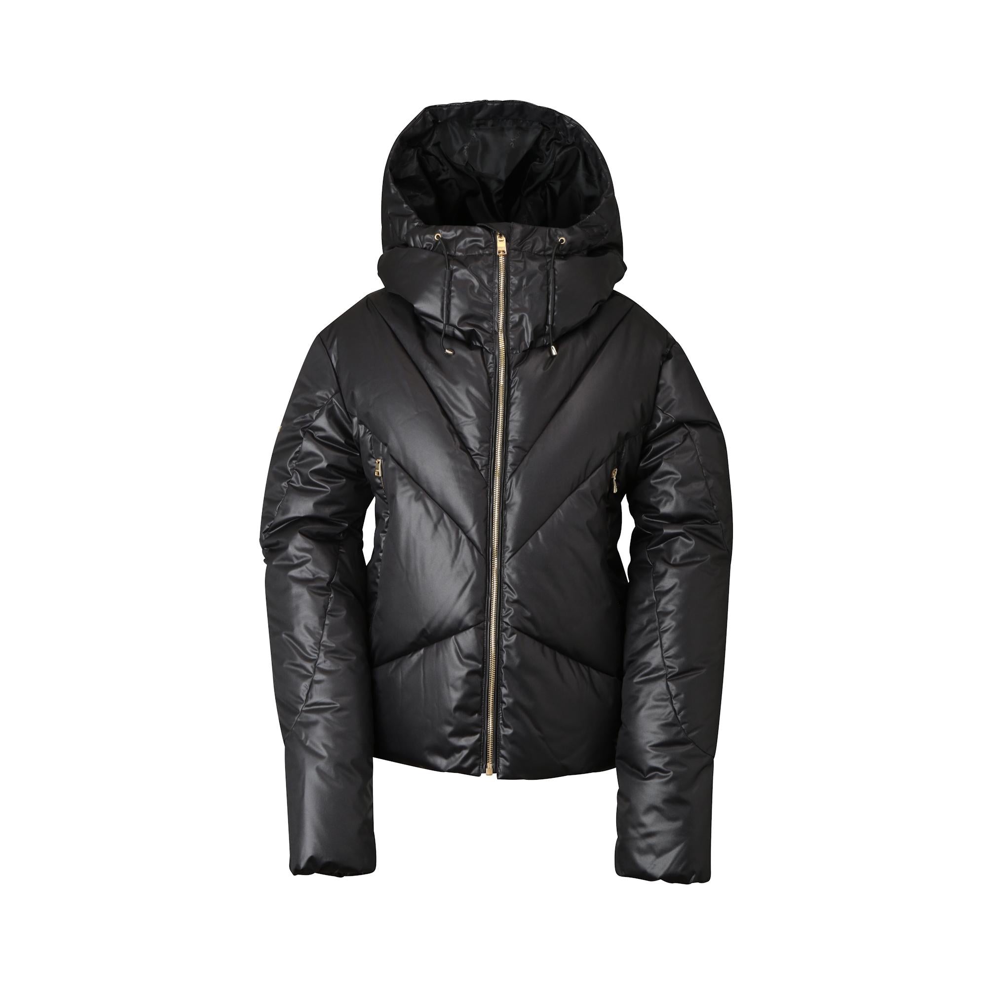 PHENIX irregular cutting down jacket W25OT54 BK 