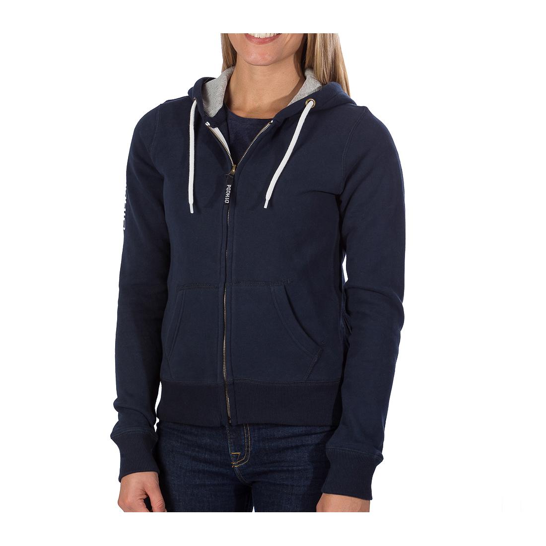 PODHIO PODHIO <BR/>FELPA AUTHENTIC 360 DONNA CON ZIP E CAPPUCCIO PD006 22 