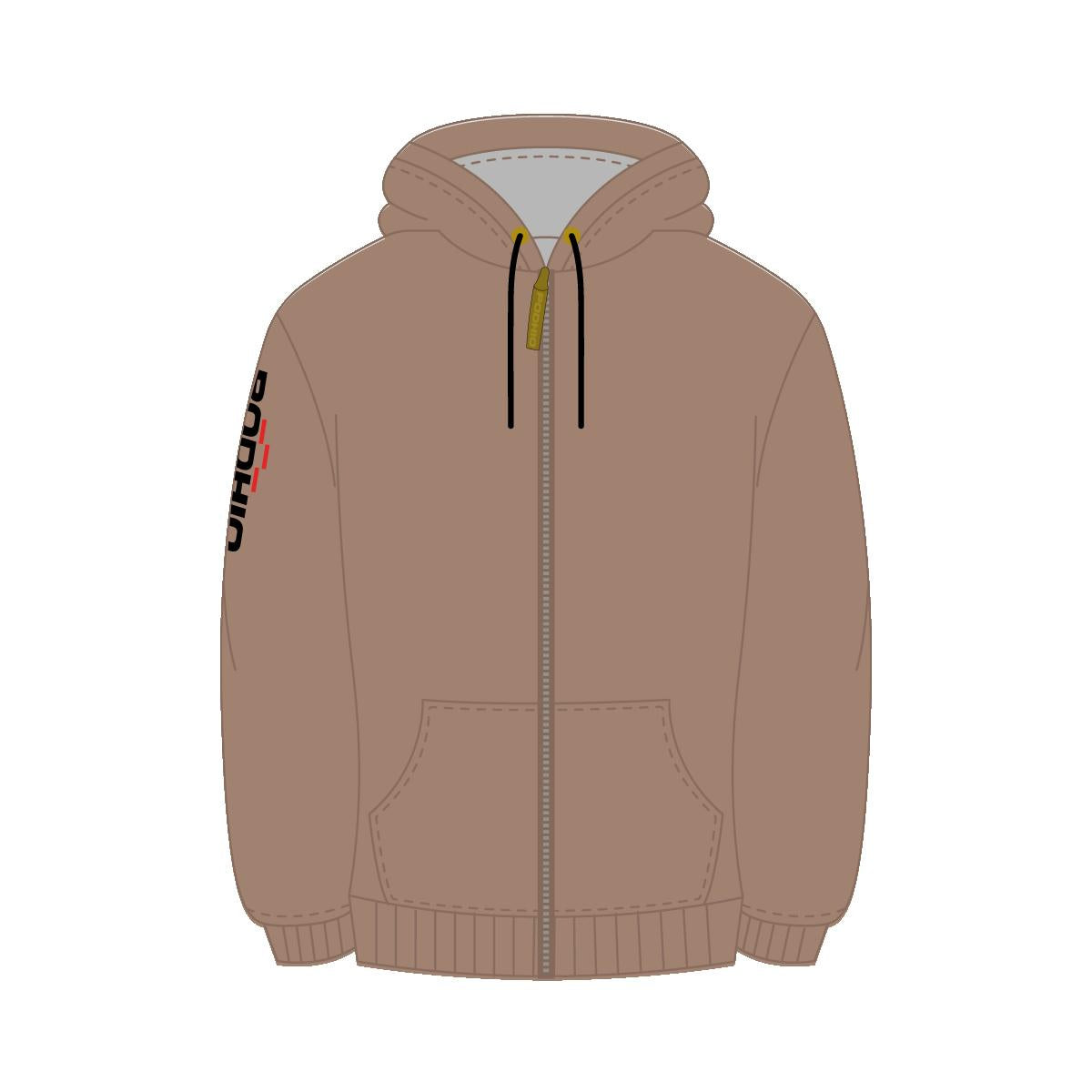 PODHIO PODHIO <BR/>FELPA AUTHENTIC 360 UOMO CON ZIP E CAPPUCCIO PD005 65 