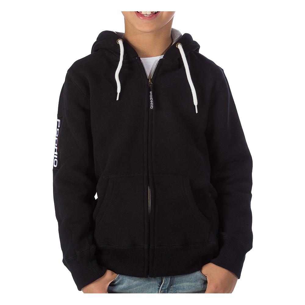 PODHIO PODHIO <BR/>FELPA AUTHENTIC 360 JUNIOR CON ZIP E CAPPUCCIO PD007 30 