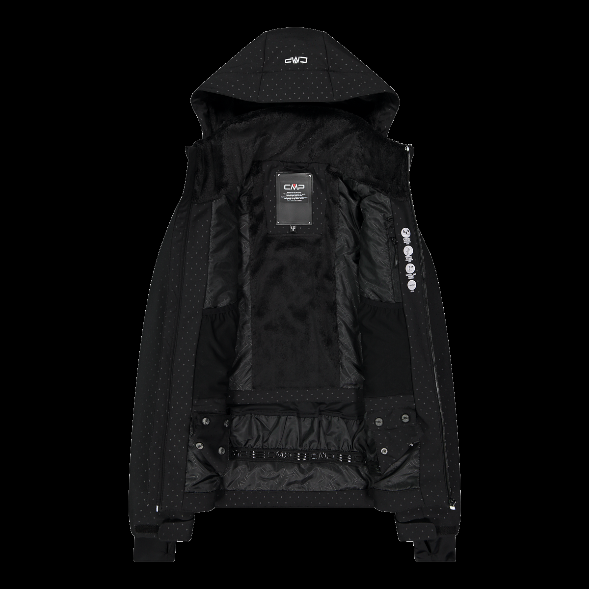 CMP Giacca da sci in softshell da donna 34W3976 U901 