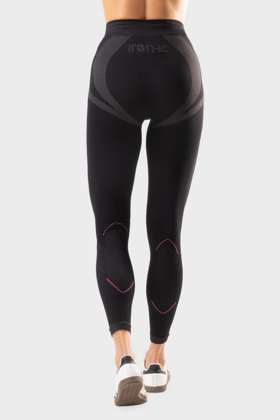 IRON-IC Leggings termici donna Super Traspiranti WARM-UP - Odorless - WARM 610868 BLACK 