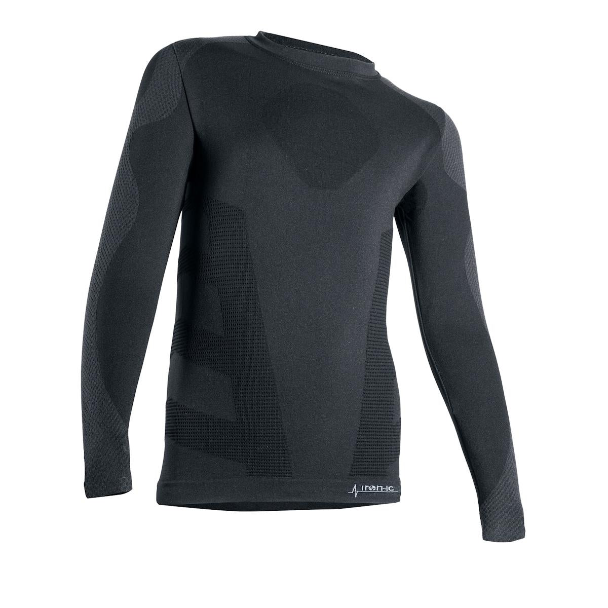 IRON-IC T-shirt manica lunga black - Junior Thermic -15° / +10° 201776 BLACK 