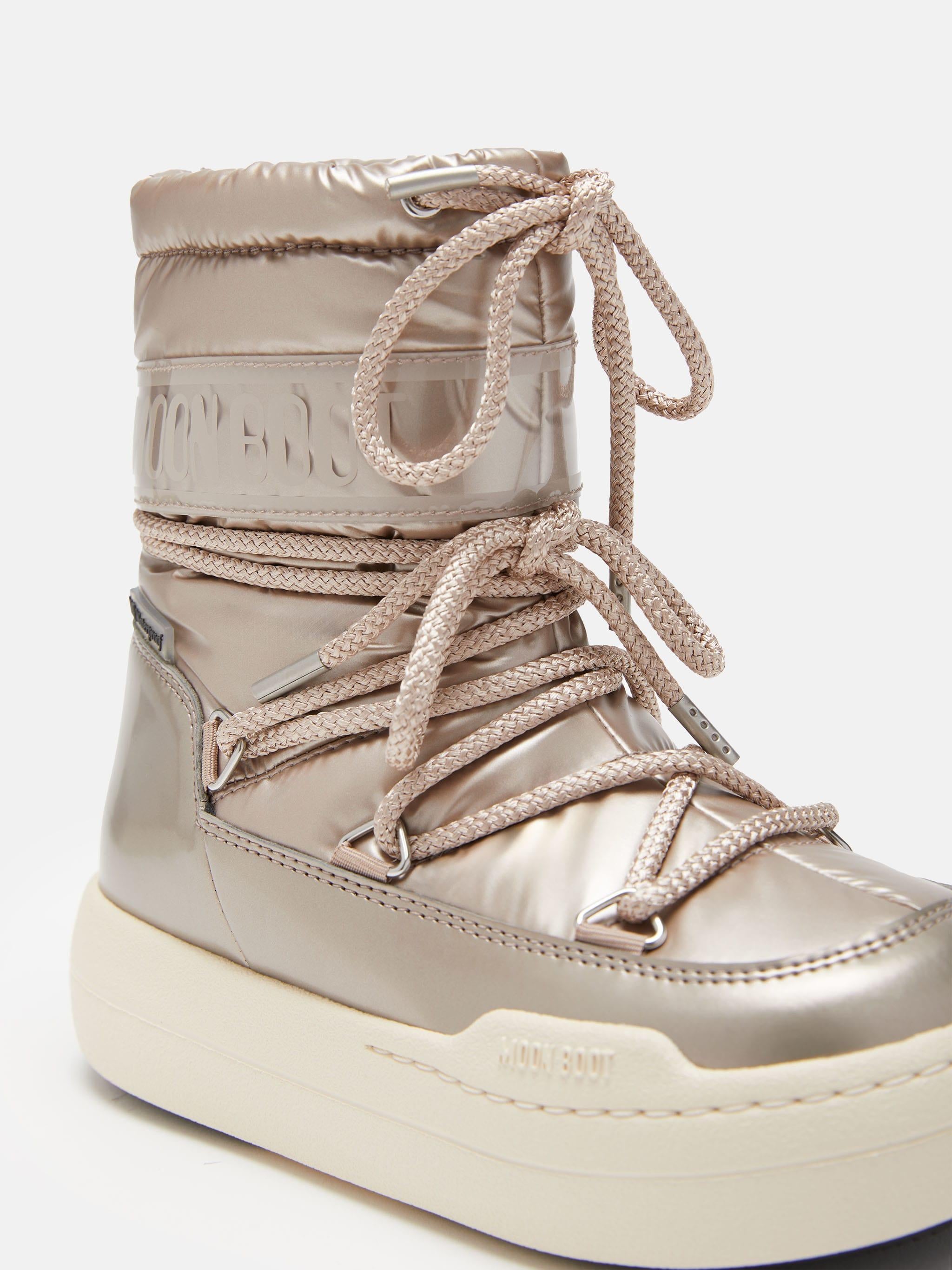 MOON BOOT JUNIOR PARK BOOT COLOR ORO ROSA 3440020 B004 