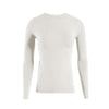 Camiseta de cachemira cuello redondo y manga larga - mujer