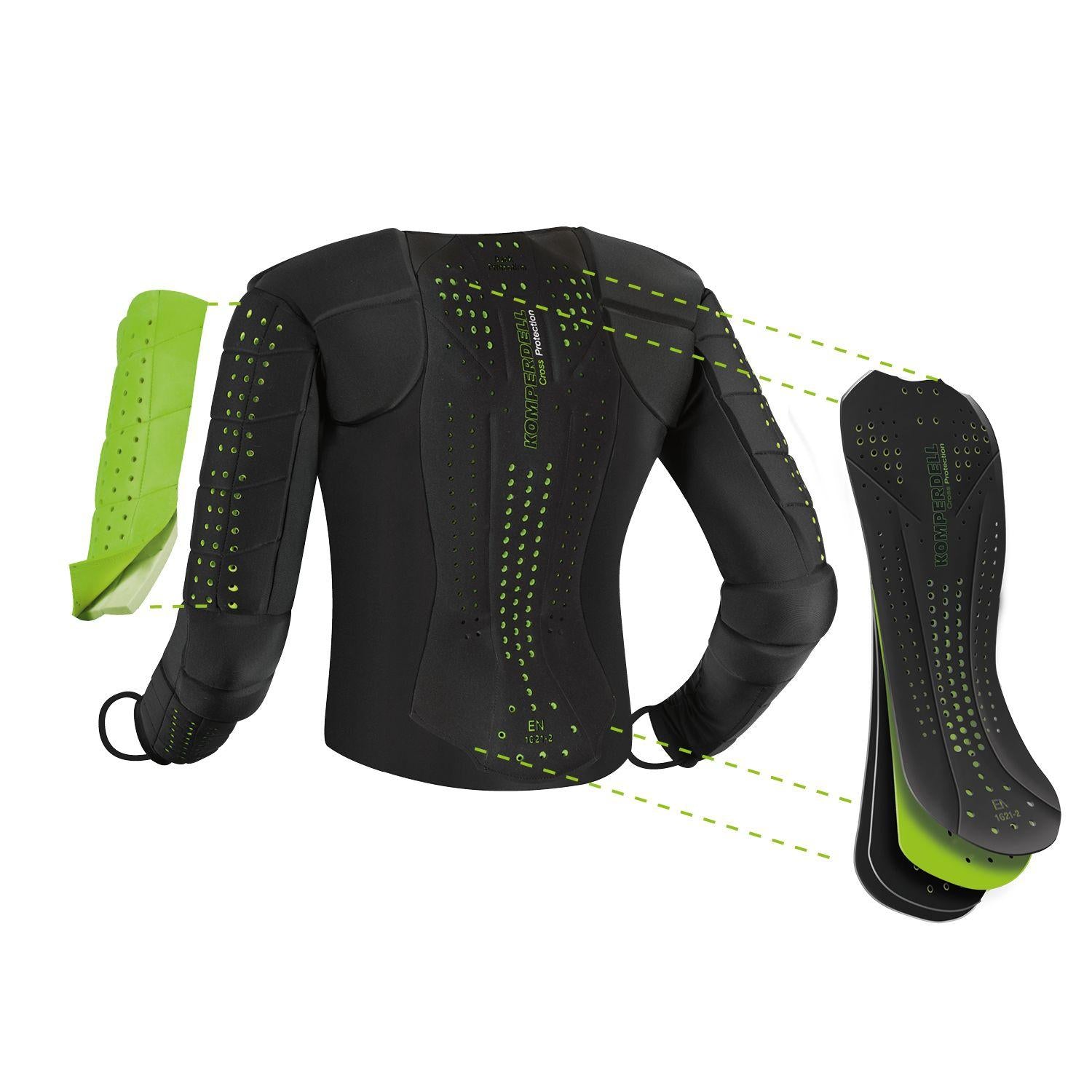 KOMPERDELL Full Protector Slalom Shirt Long Adult<BR/> 6301 208 