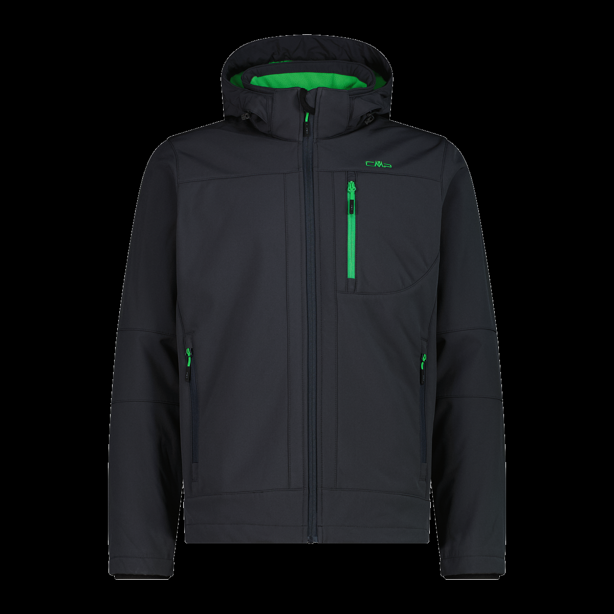 CMP Giacca da uomo in Softshell con cappuccio staccabile 3A01787N 01UU 