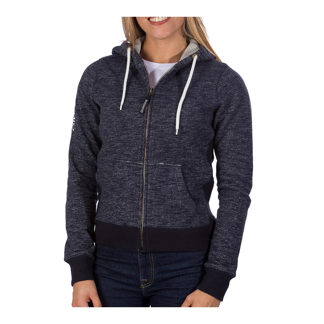 PODHIO PODHIO <BR/>FELPA AUTHENTIC 360 DONNA CON ZIP E CAPPUCCIO PD006 220 