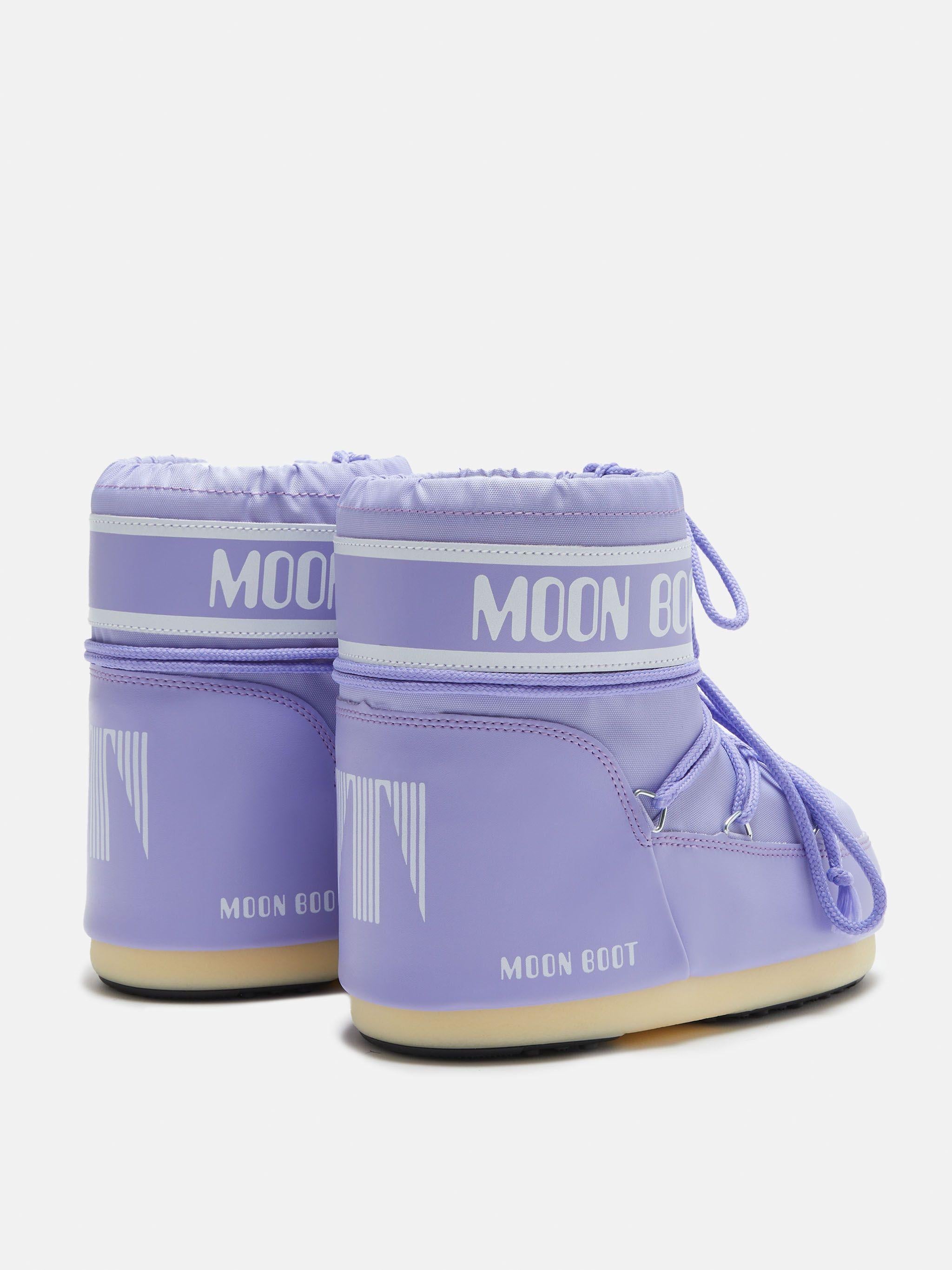 MOON BOOT ICON LOW NYLON LILLA 1409340 E001 