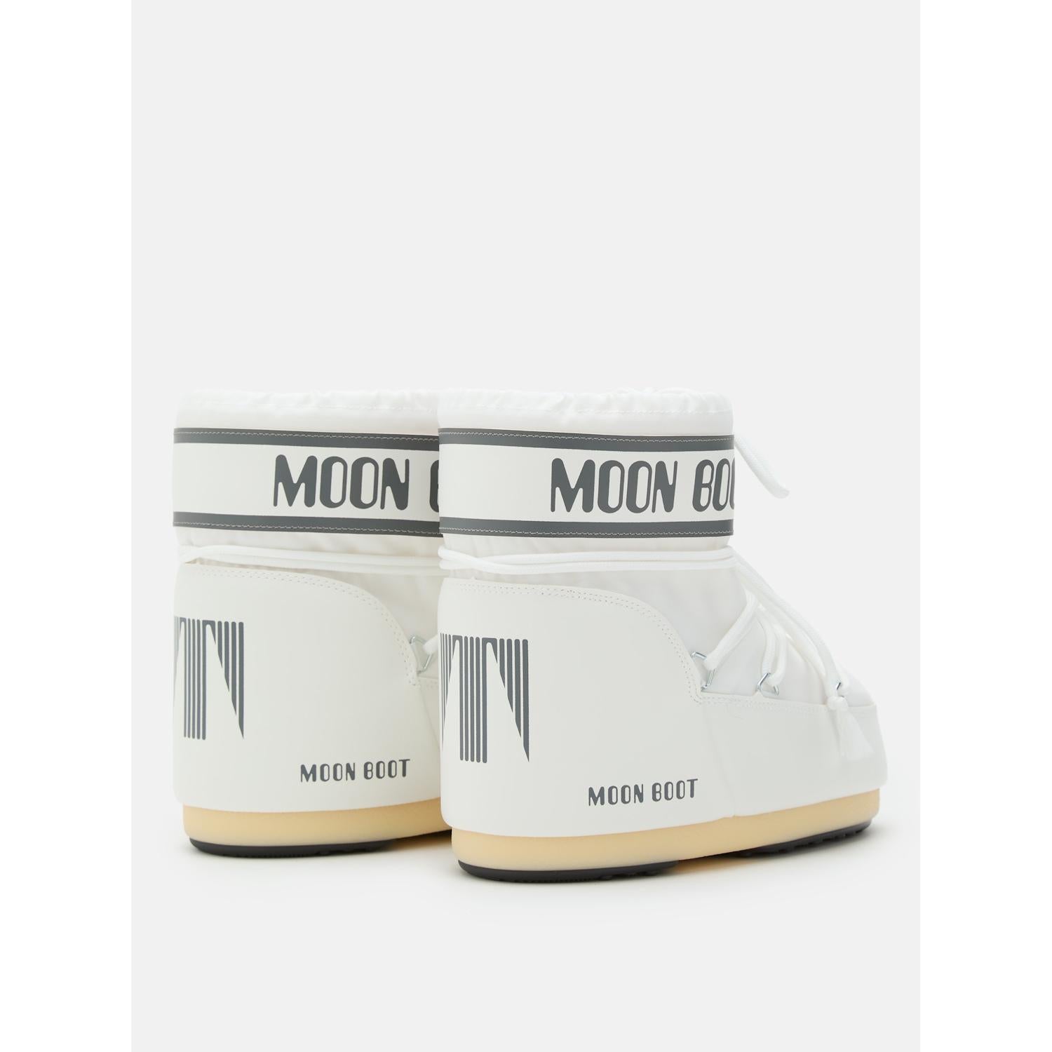 MOON BOOT ICON LOW BIANCO IN NYLON 1409340 A009 