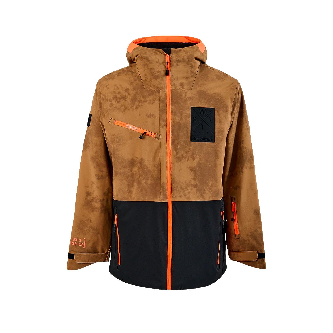 WATTS X-Temper Ski Jacket - Brown Tie & Dye X-TEMPER WW137 