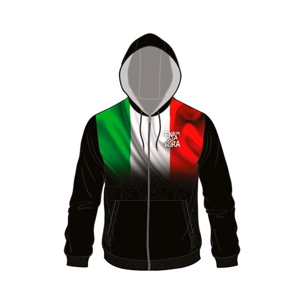 ENERGIAPURA ENERGIAPURA <BR/>FELPA FULL ZIP E CAPPUCCIO SISAK JR GE124XJR E744 