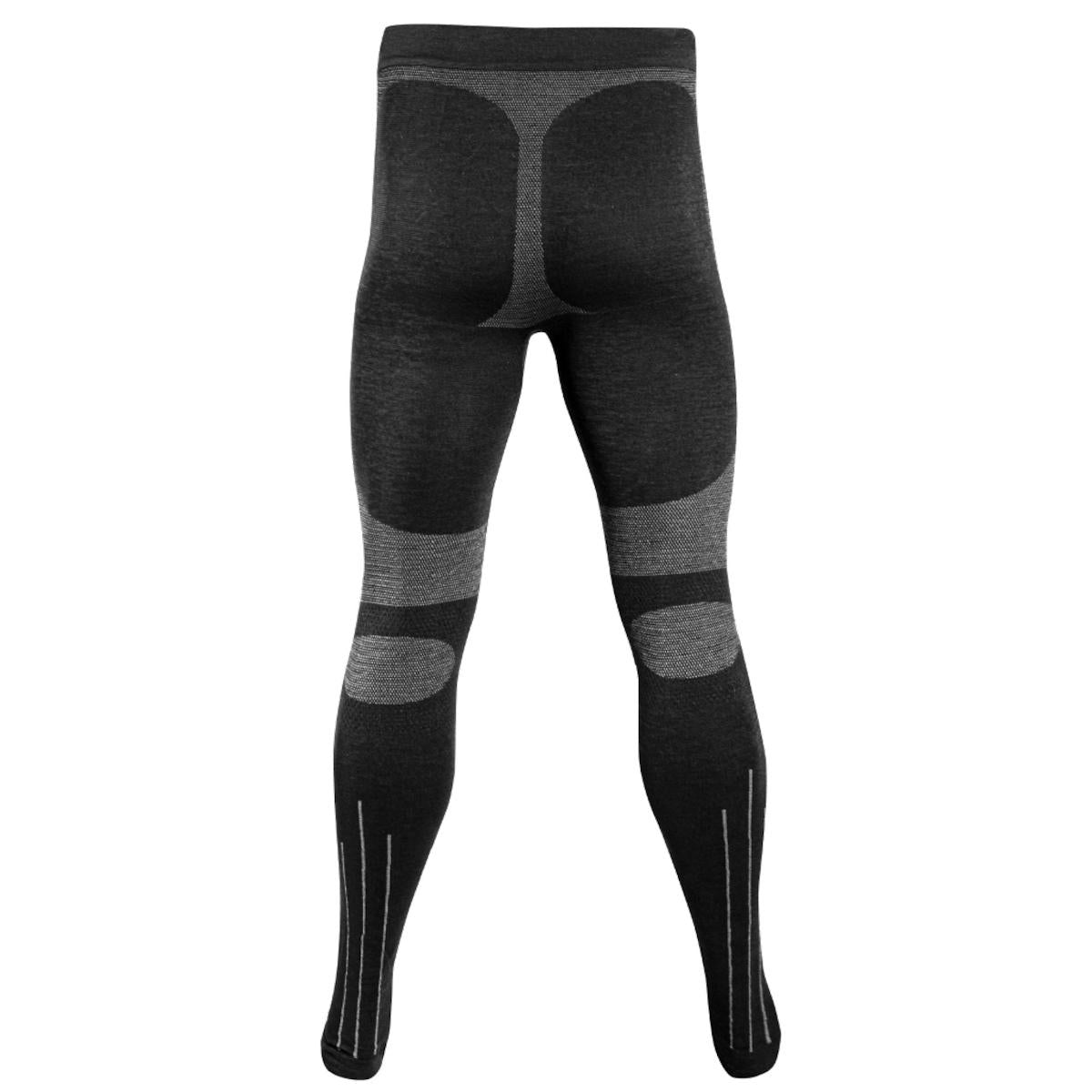 IRON-IC Panta lungo merino black - Uomo performance 600783 BLK 