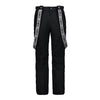 Men's ski bib pants with removable suspenders