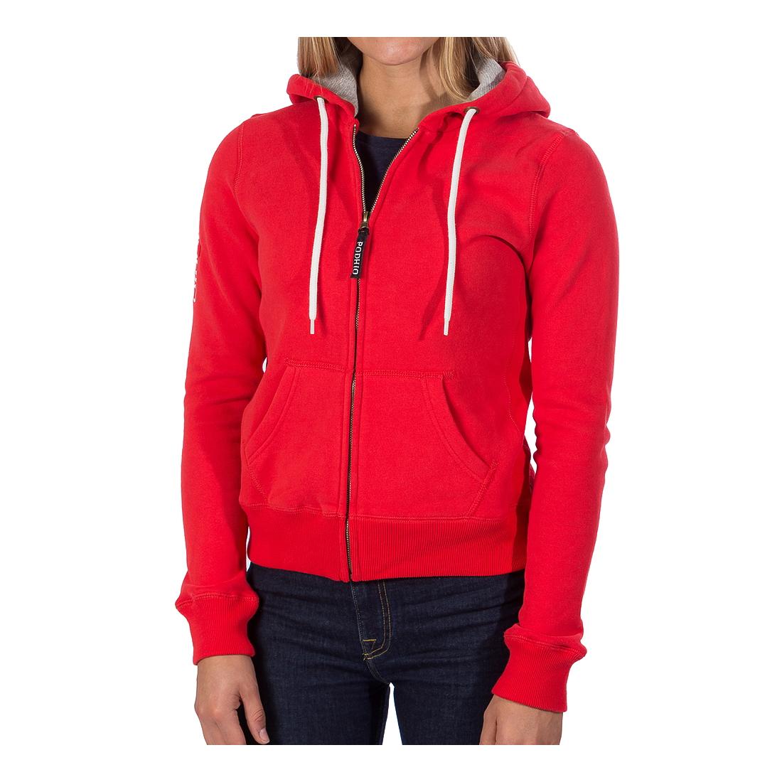 PODHIO PODHIO <BR/>FELPA AUTHENTIC 360 DONNA CON ZIP E CAPPUCCIO PD006 38 