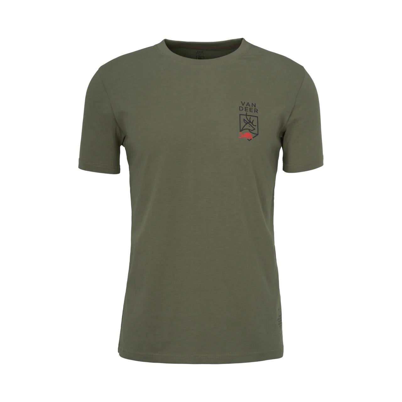 VAN DEER essential t-shirt ESSENTIAL T-SHIRT KHAKI 