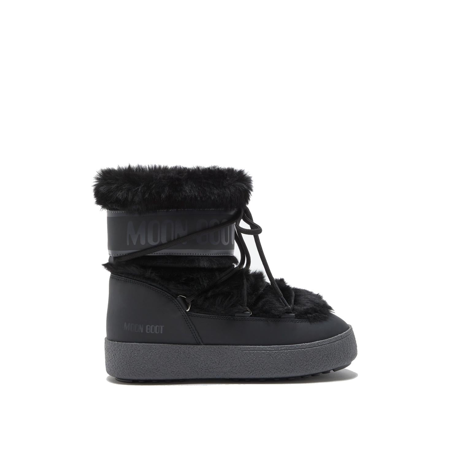 MOON BOOT LTRACK TUBE FAUX FUR NERO 2450130 N001 