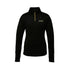 PHENIX basic set-in sleeve mock neck tee W25LS60 BK 