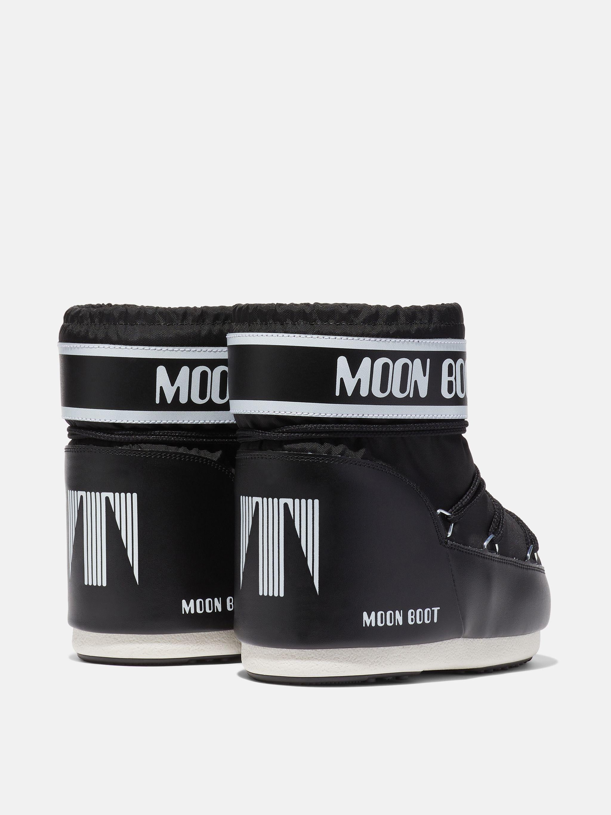 MOON BOOT ICON LOW NERO IN NYLON 1409340 N001 
