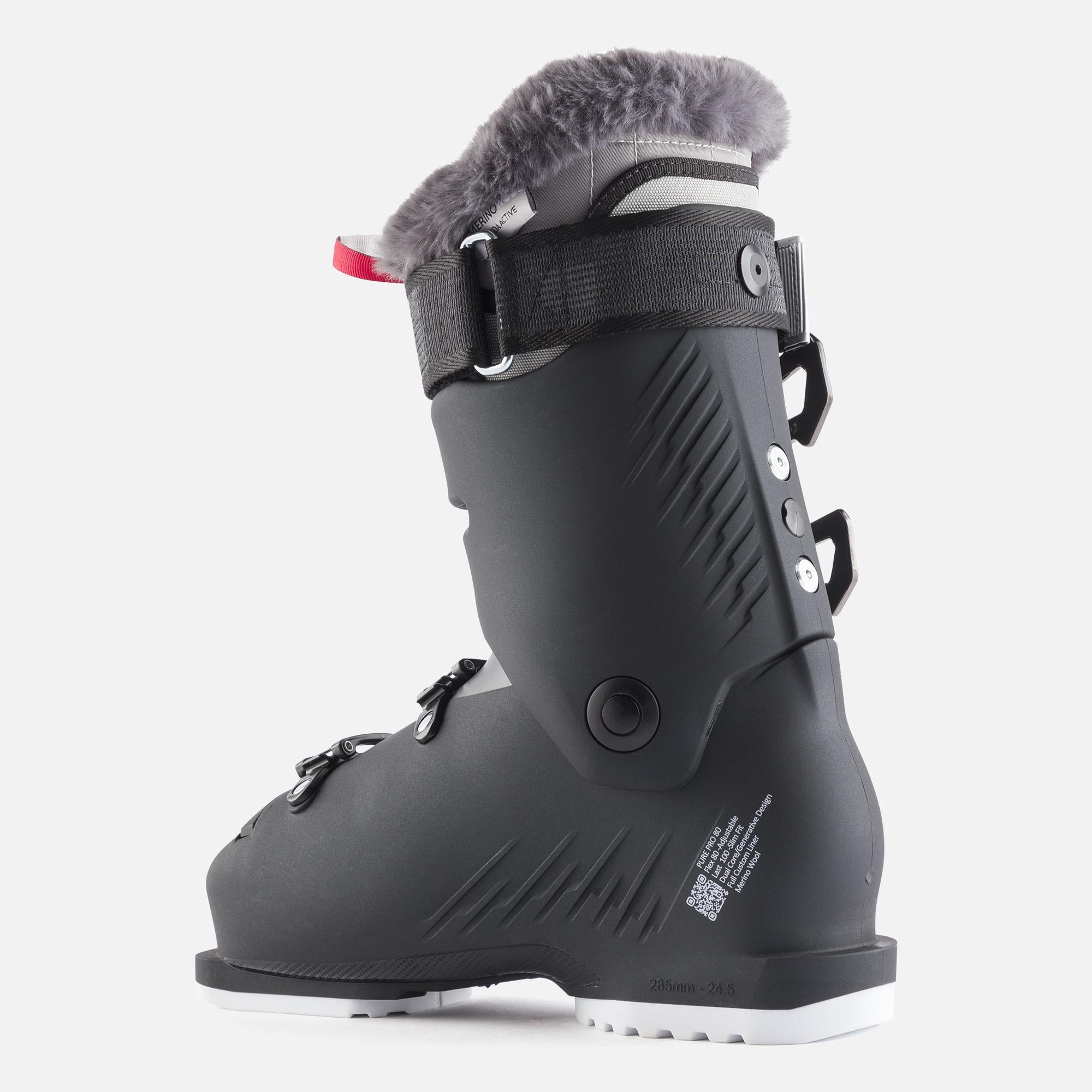 ROSSIGNOL ROSSIGNOL <BR/>PURE PRO 80 - MTL ICE BLACK RBL2290 . 