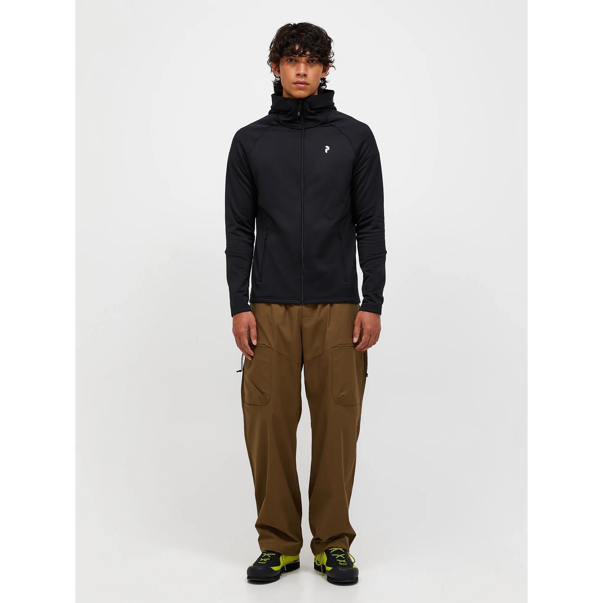 Peak Performance Rider Essentials Midlayer Zip Hood Men G80573 030 