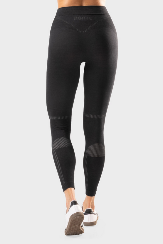 IRON-IC Leggings termici donna Merino 40 - THERMIC 610869 BLACK 